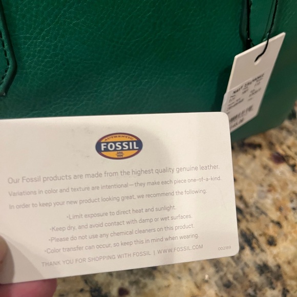 Fossil Satchel Tote - Picture 5 of 10